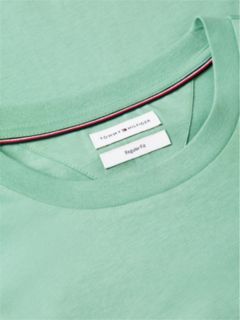 Logo Jersey Crew Neck T-Shirt — Green 6