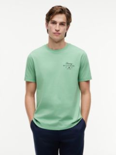 Logo Jersey Crew Neck T-Shirt — Green 1