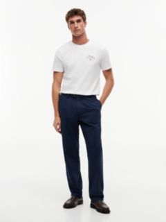 Logo Jersey Crew Neck T-Shirt — White 2