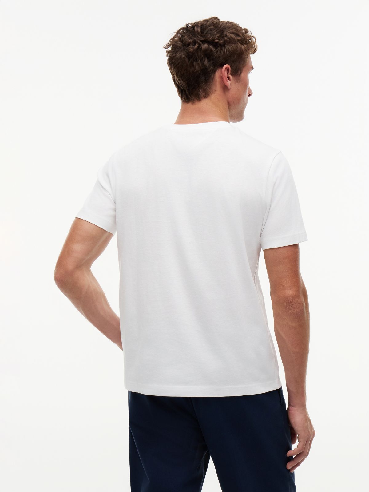 Logo Jersey Crew Neck T-Shirt — White