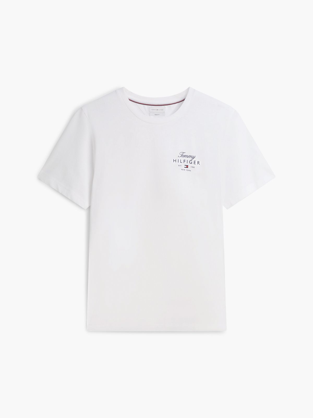 Logo Jersey Crew Neck T-Shirt — White