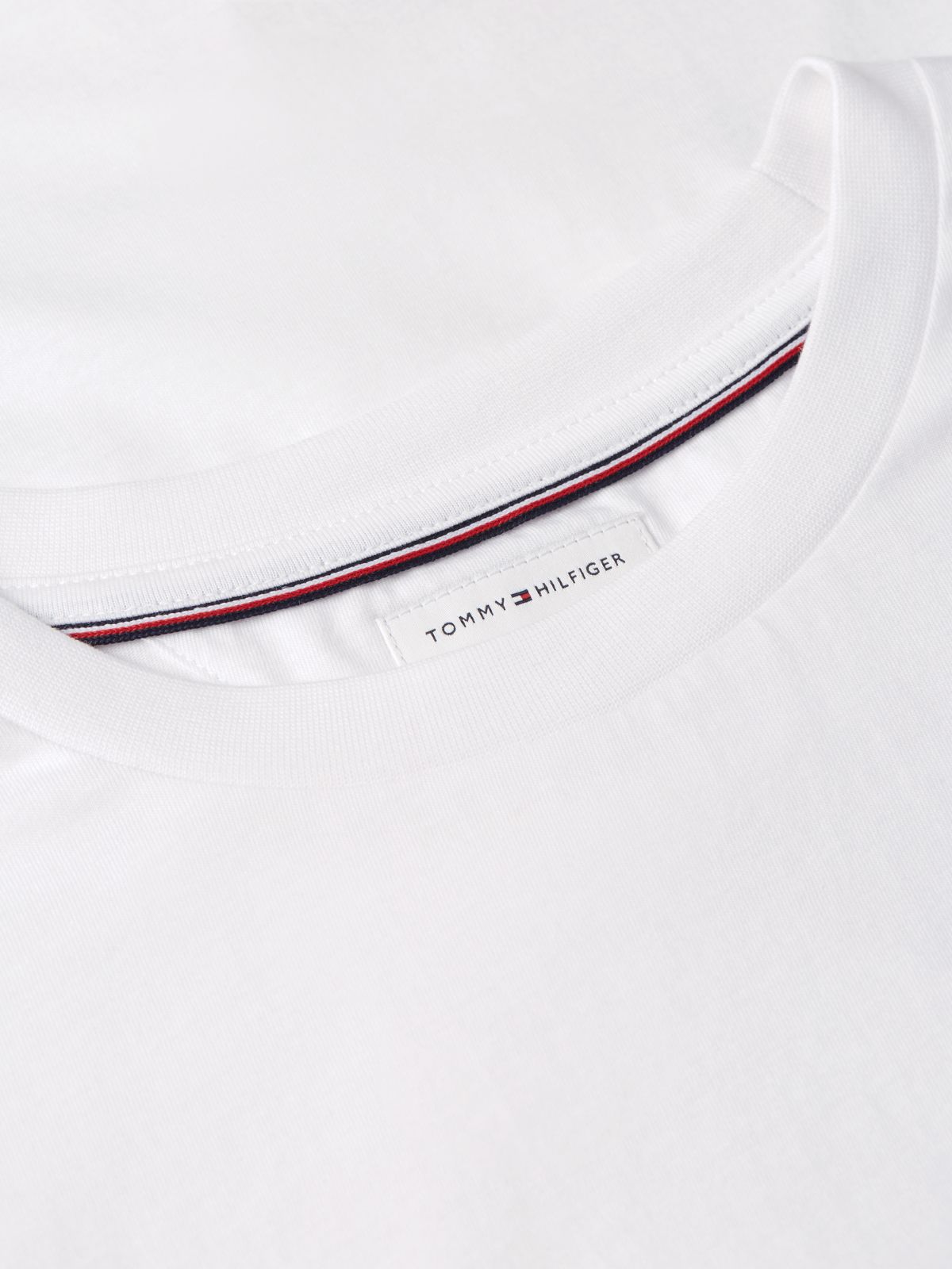 Logo Jersey Crew Neck T-Shirt — White