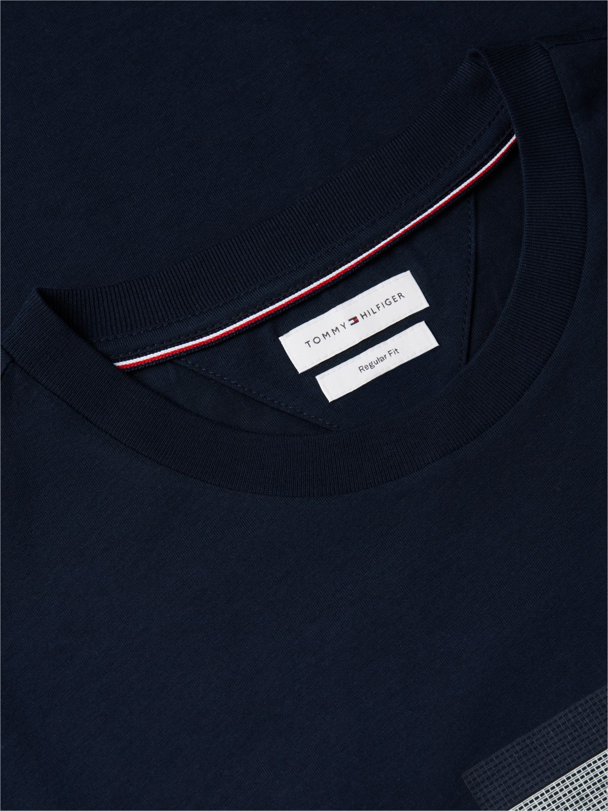 Flag Graphic Jersey T-Shirt — Blue