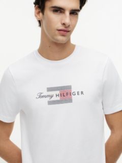 Flag Graphic Jersey T-Shirt — White 3