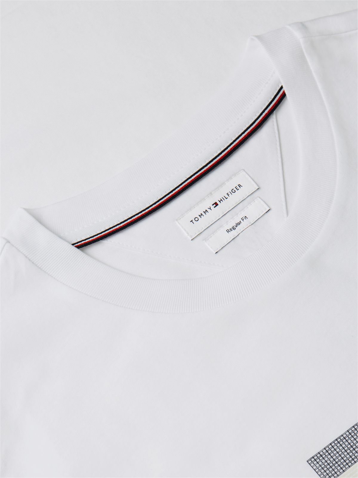Flag Graphic Jersey T-Shirt — White
