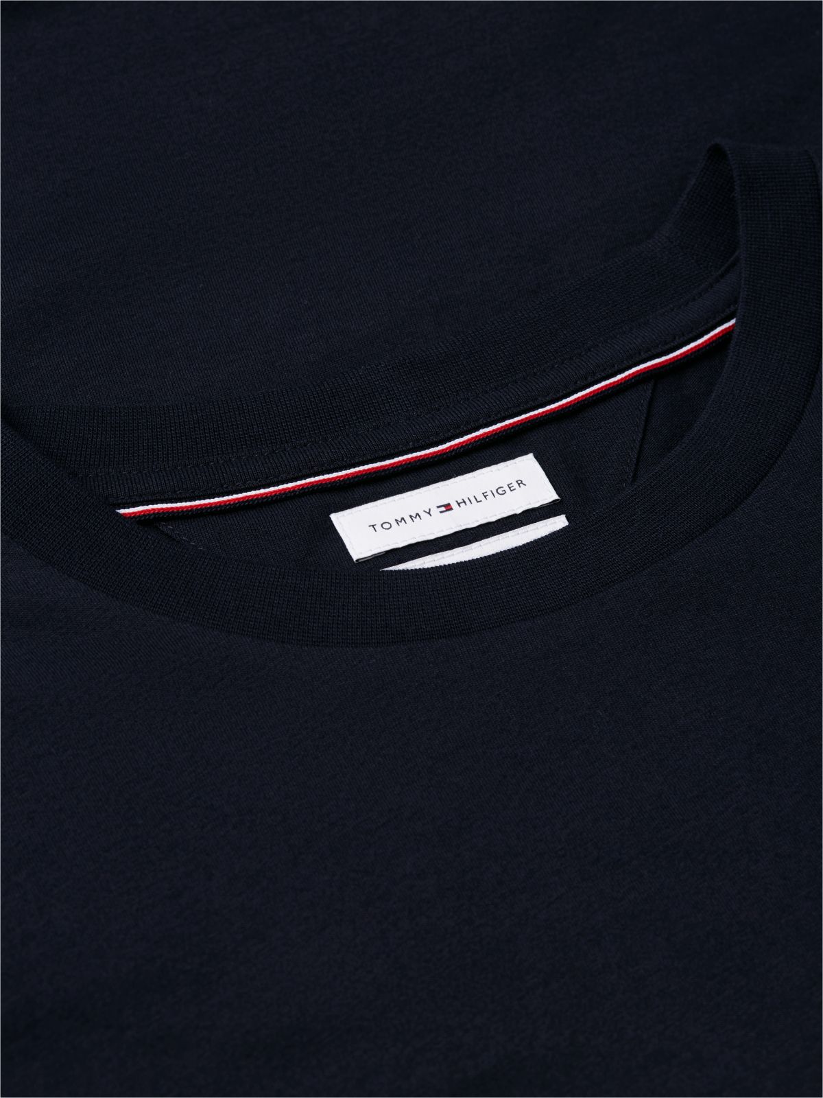 Logo Graphic Jersey Crew Neck T-Shirt — Blue