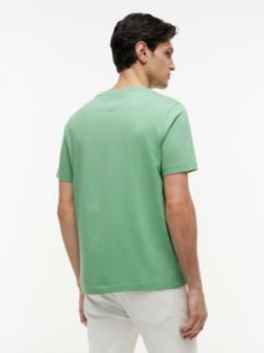 Logo Graphic Jersey Crew Neck T-Shirt — Green 4