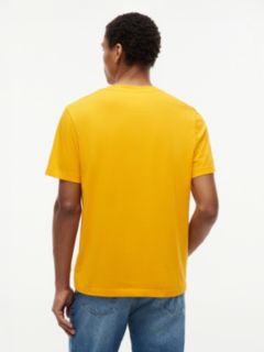 Logo Graphic Jersey Crew Neck T-Shirt — Orange 4