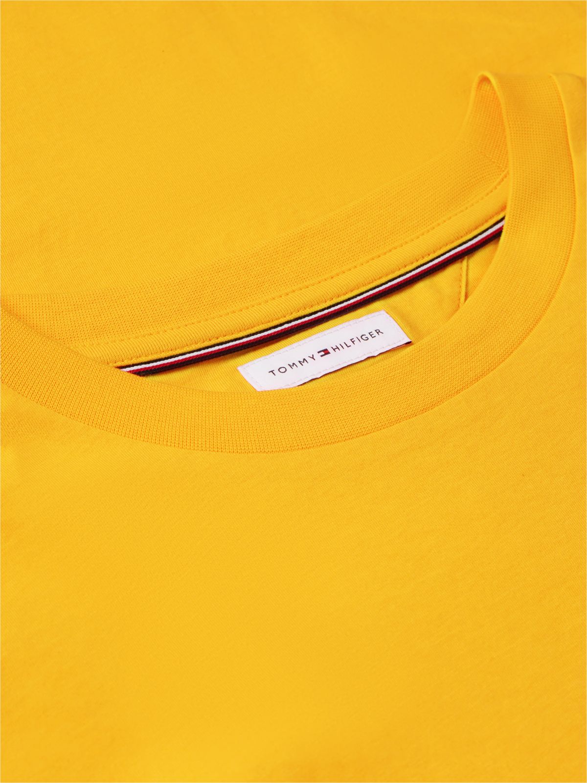 Logo Graphic Jersey Crew Neck T-Shirt — Orange