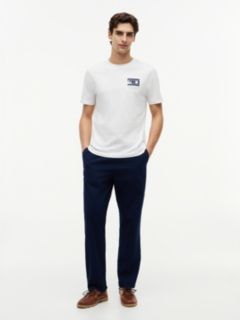 Logo Graphic Jersey Crew Neck T-Shirt — White 2