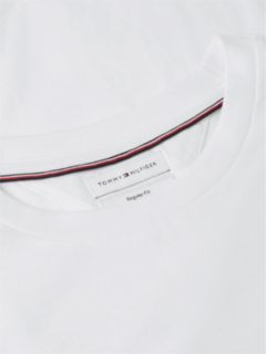 Logo Graphic Jersey Crew Neck T-Shirt — White 6