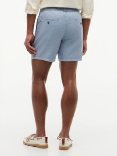 Dover Regular Straight Leg Washed Shorts — Blue 4