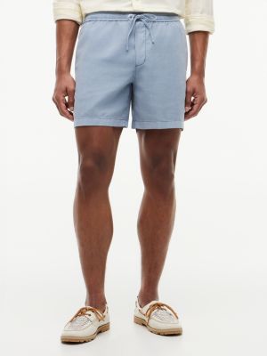 blue szorty w stylu chinosów dover, nogawka 6 dla mężczyźni - tommy hilfiger