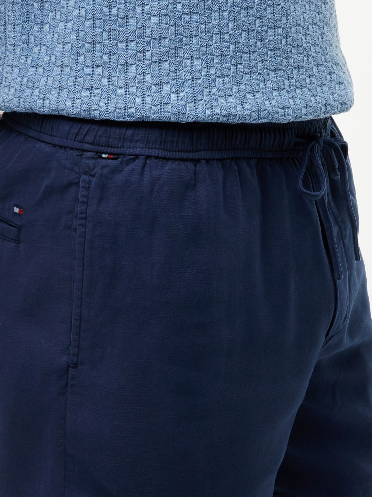 Dover Regular Straight Leg Washed Shorts — Blue