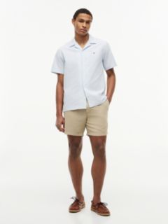 Dover Regular Straight Leg Washed Shorts — Beige 2
