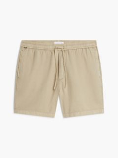 Dover Regular Straight Leg Washed Shorts — Beige 5