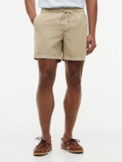 Dover Regular Straight Leg Washed Shorts — Beige 1
