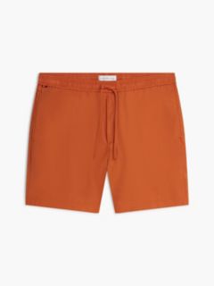 Dover Regular Straight Leg Washed Shorts — Orange 5
