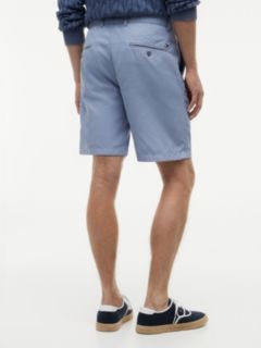 Dover Regular Straight Washed Chino Shorts — Blue 4