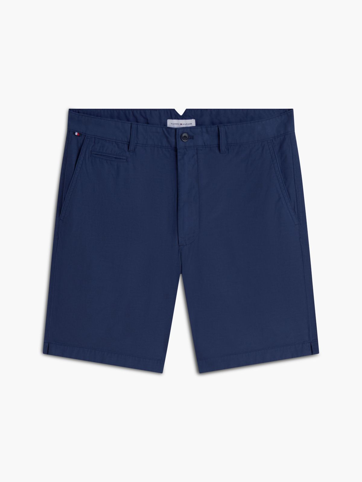 Dover Regular Straight Washed Chino Shorts — Blue
