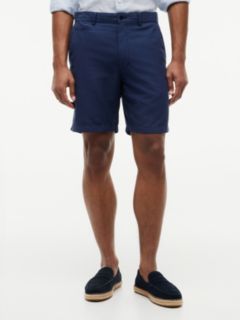 Dover Regular Straight Washed Chino Shorts — Blue 1