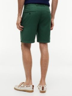 Dover Regular Straight Washed Chino Shorts — Green 4