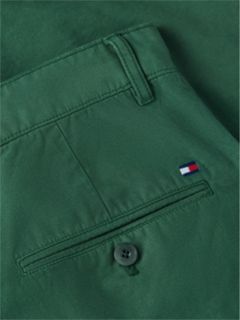 Dover Regular Straight Washed Chino Shorts — Green 6