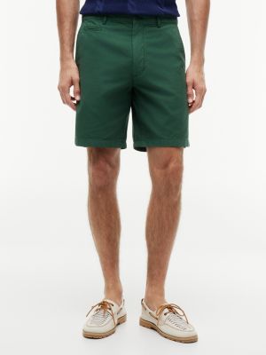 green dover washed 8 inseam chino shorts for men tommy hilfiger