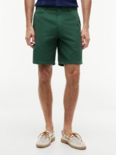 Dover Regular Straight Washed Chino Shorts — Green 1