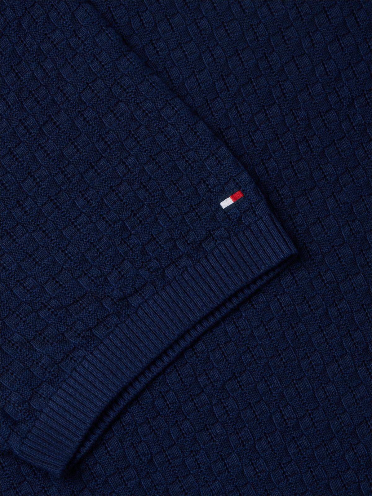 Washed Structured Polo Shirt — Blue