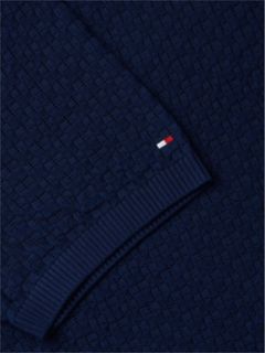 Washed Structured Polo Shirt — Blue 6