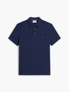 Regular Fit Mesh Jersey Polo Shirt — Blue 5