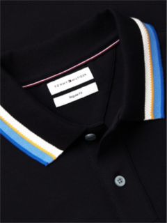 Regular Fit Tipped Polo Shirt — Black 6