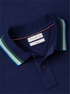 Regular Fit Tipped Polo Shirt — Blue 6