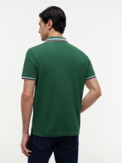 Regular Fit Tipped Polo Shirt — Green 4
