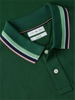 Regular Fit Tipped Polo Shirt — Green 6