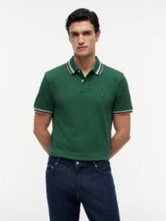 Regular Fit Tipped Polo Shirt — Green 1