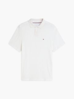 Classic Fit Jacquard Polo Shirt — Beige 5