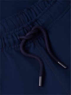 Logo Embroidery Terry Sweat Shorts — Blue 6
