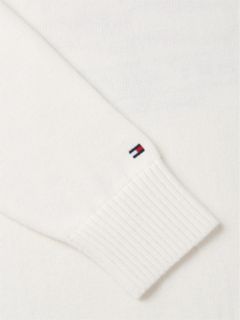 Intarsia Flag Relaxed Crew Neck Jumper — Beige 6