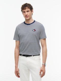 Wavy Flag Patch Stripe T-Shirt — Multi 1