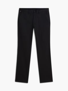 Denton Slim Straight Performance Tech Knit Chinos — Black 5