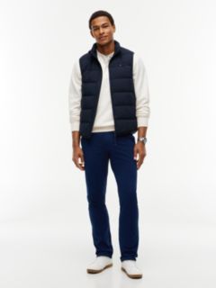 Denton Slim Straight Performance Tech Knit Chinos — Blue 2