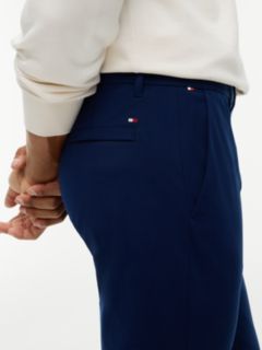 Denton Slim Straight Performance Tech Knit Chinos — Blue 3
