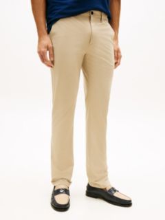 Denton Slim Straight Performance Tech Knit Chinos — Khaki 2