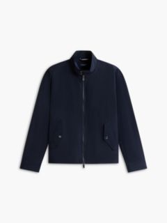 New York Label Performance Relaxed Harrington Jacket — Blue 6