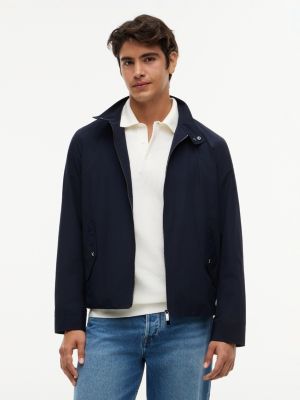 denim new york label performance relaxed harrington jacket for men tommy hilfiger