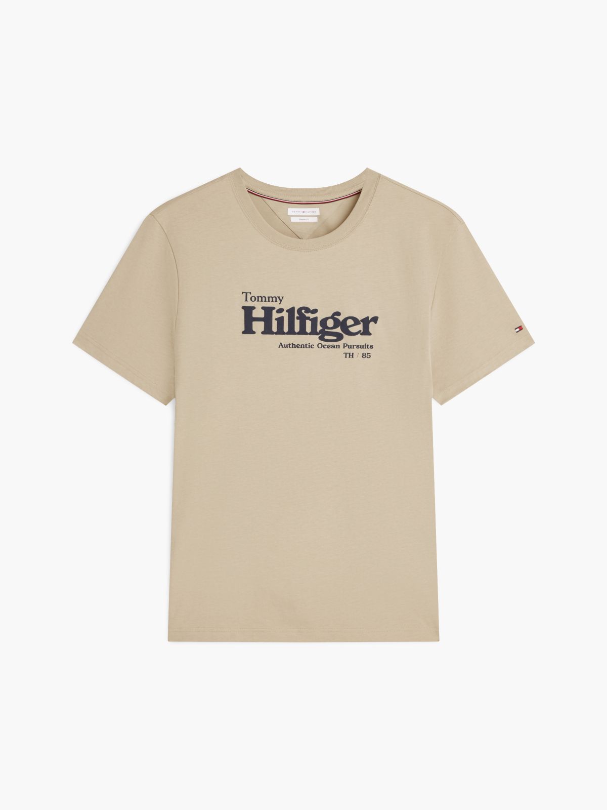 Logo Graphic Jersey T-Shirt — Khaki