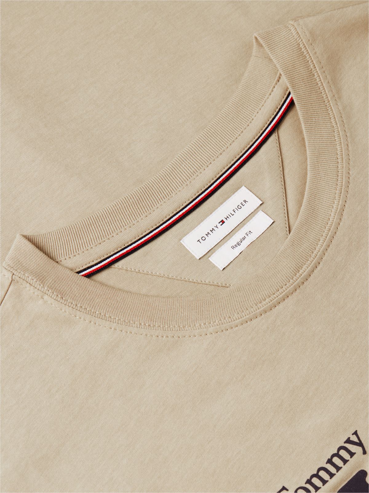 Logo Graphic Jersey T-Shirt — Khaki