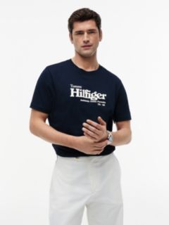 Logo Graphic Jersey T-Shirt — Blue 1
